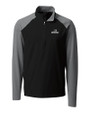 Providence Friars Cutter & Buck Response Lightweight Hybrid Quarter Zip Mens Pullover Windbreaker Black Mannequin