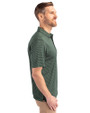 Tulane Green Wave Cutter & Buck Forge Pencil Stripe Stretch Mens Polo Hunter Green Side
