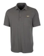 VCU Rams Cutter & Buck Advantage Tri-Blend Jersey Mens Pocket Polo Elemental Grey Heather Mannequin