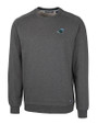 Tulane Green Wave Cutter & Buck Saturday Cotton Blend Mens Crew Neck Sweatshirt Charcoal Heather Mannequin