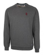 St Johns Red Storm Cutter & Buck Saturday Cotton Blend Mens Crew Neck Sweatshirt Charcoal Heather Mannequin