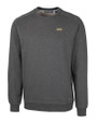 VCU Rams Cutter & Buck Saturday Cotton Blend Mens Crew Neck Sweatshirt Charcoal Heather Mannequin