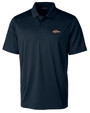 Pepperdine Waves Cutter & Buck Prospect Textured Stretch Mens Short Sleeve Polo NVBU_MANN_HG 1