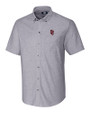 St Johns Red Storm Cutter & Buck Stretch Oxford Mens Short Sleeve Dress Shirt CC_MANN_HG 