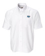 Middle Tennessee Blue Raiders Cutter & Buck Epic Easy Care Nailshead Mens Short Sleeve Dress Shirt White Mannequin