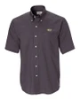 VCU Rams Cutter & Buck Epic Easy Care Nailshead Mens Short Sleeve Dress Shirt Black Mannequin