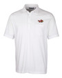 Illinois State Redbirds Cutter & Buck Advantage Tri-Blend Jersey Mens Big and Tall Pocket Polo White Mannequin