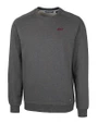 Eastern Kentucky Colonels Cutter & Buck Saturday Cotton Blend Mens Crew Neck Sweatshirt Charcoal Heather Mannequin