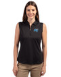 Middle Tennessee Blue Raiders Cutter & Buck Forge Stretch Womens Sleeveless Polo Black Front