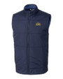 Drexel Dragons Cutter & Buck Stealth Hybrid Quilted Mens Big and Tall Windbreaker Vest LYN_MANN_HG 