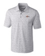 Pepperdine Waves Cutter & Buck Advantage Tri-Blend Space Dye Mens Big and Tall Polo Elemental Grey Mannequin