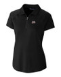 Montana Grizzlies Cutter & Buck Forge Stretch Womens Short Sleeve Polo Black Mannequin