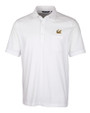 Cal Golden Bears Cutter & Buck Advantage Tri-Blend Jersey Mens Big and Tall Pocket Polo White Mannequin