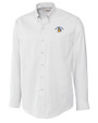 San Jose State Spartans Cutter & Buck Epic Easy Care Nailshead Mens Long Sleeve Dress Shirt White Mannequin