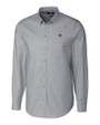 Miami University RedHawks - Cutter & Buck Stretch Oxford Mens Big and Tall Long Sleeve Dress Shirt Charcoal Mannequin