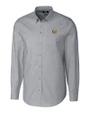 Cal Golden Bears Cutter & Buck Stretch Oxford Mens Long Sleeve Dress Shirt Charcoal Mannequin