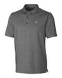 Montana State Bobcats Cutter & Buck Forge Heathered Stretch Mens Polo Charcoal Heather Mannequin