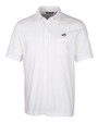 Montana State Bobcats Cutter & Buck Advantage Tri-Blend Jersey Mens Big and Tall Pocket Polo White Mannequin