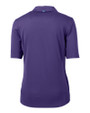 Mannequin back view of a College Purple Cutter & Buck Virtue Eco Pique Recycled Womens Polo