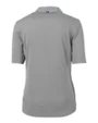 Mannequin back view of a Polished Cutter & Buck Virtue Eco Pique Recycled Womens Polo