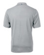 Mannequin back view of a Polished Cutter & Buck Virtue Eco Pique Recycled Mens Big and Tall Polo