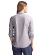 Albany State University Golden Rams Cutter & Buck Stretch Oxford Stripe Womens Long Sleeve Dress Shirt Charcoal Back