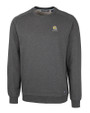 Albany State University Golden Rams Cutter & Buck Saturday Cotton Blend Mens Crew Neck Sweatshirt Charcoal Heather Mannequin