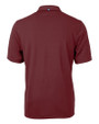 Mannequin back view of a Bordeaux Cutter & Buck Virtue Eco Pique Recycled Mens Polo
