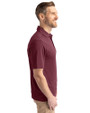 Side profile of a man wearing a Chutney Cutter & Buck Virtue Eco Pique Recycled Mens Polo