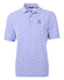 Albany State University Golden Rams Cutter & Buck Virtue Eco Pique Botanical Print Recycled Mens Polo CEN_MANN_HG 