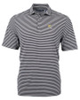 Albany State University Golden Rams Cutter & Buck Virtue Eco Pique Stripe Recycled Mens Polo BL_MANN_HG 