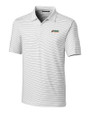 Florida A&M Rattlers Cutter & Buck Forge Pencil Stripe Stretch Mens Polo White Mannequin