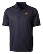 Bowie State Bulldogs Cutter & Buck Pike Double Dot Print Stretch Mens Polo Black Mannequin