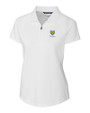 Fort Valley State Wildcats Cutter & Buck Forge Stretch Womens Short Sleeve Polo White Mannequin