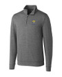 Fort Valley State Wildcats Cutter & Buck Shoreline Heathered Quarter Zip Mens Big and Tall Pullover Charcoal Heather Mannequin