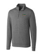 Florida A&M Rattlers Cutter & Buck Shoreline Heathered Quarter Zip Mens Big and Tall Pullover Charcoal Heather Mannequin