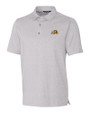 Bowie State Bulldogs Cutter & Buck Forge Heathered Stretch Mens Polo Polished Heather Mannequin
