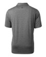 Clark Atlanta Panthers Cutter & Buck Forge Heathered Stretch Mens Polo Charcoal Heather Mannequin Back
