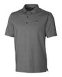 Florida A&M Rattlers Cutter & Buck Forge Heathered Stretch Mens Polo Charcoal Heather Mannequin
