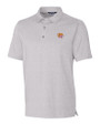 Bethune-Cookman Wildcats Cutter & Buck Forge Heathered Stretch Mens Polo Polished Heather Mannequin