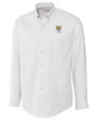 Fort Valley State Wildcats Cutter & Buck Epic Easy Care Nailshead Mens Long Sleeve Dress Shirt White Mannequin
