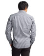 Bethune-Cookman Wildcats Cutter & Buck Easy Care Stretch Gingham Mens Long Sleeve Dress Shirt Charcoal Back