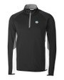 Southern University Jaguars Cutter & Buck Traverse Colorblock Stretch Quarter Zip Mens Pullover Black Mannequin
