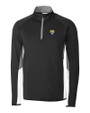 Fort Valley State Wildcats Cutter & Buck Traverse Colorblock Stretch Quarter Zip Mens Pullover Black Mannequin