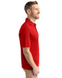Clark Atlanta Panthers Cutter & Buck Virtue Eco Pique Recycled Mens Polo Red Side