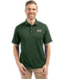 Florida A&M Rattlers Cutter & Buck Virtue Eco Pique Recycled Mens Polo Hunter Green Front