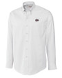 Montana Grizzlies Cutter & Buck Epic Easy Care Nailshead Mens Big and Tall Long Sleeve Dress Shirt White Mannequin