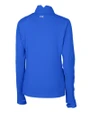 Southern University Jaguars Cutter & Buck Traverse Stretch Eco Quarter Zip Womens Pullover Chelan Blue Mannequin Back