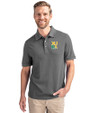 Xavier Gold Rush Cutter & Buck Advantage Eco Tri-Blend Pique Mens Big and Tall Polo Elemental Grey Front