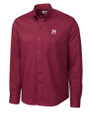 Morehouse Maroon Tigers Cutter & Buck Epic Easy Care Nailshead Mens Long Sleeve Dress Shirt Chutney Mannequin